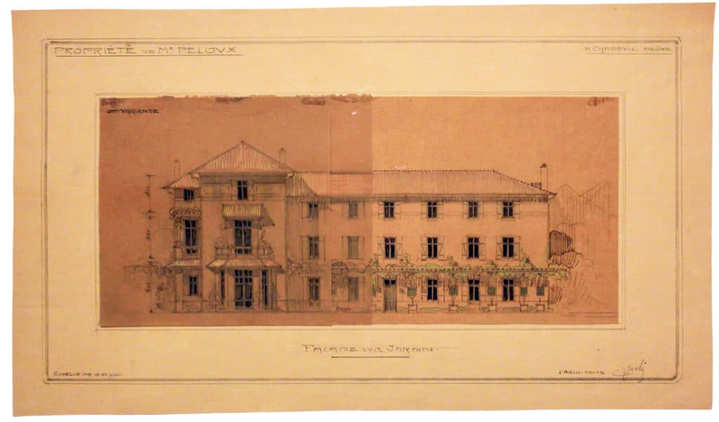 Maison d'habitation de M. Peloux (Chabeuil, Drôme)